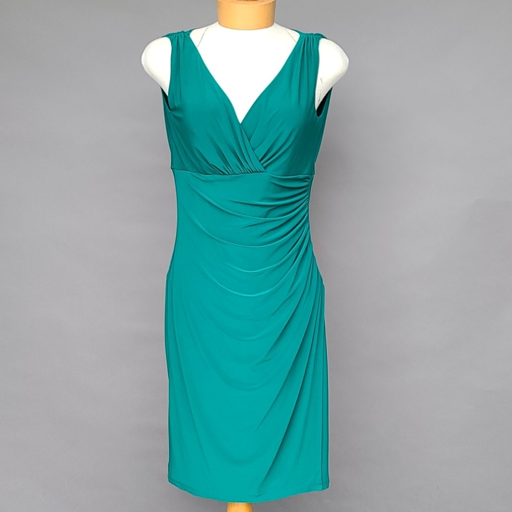 Ralph Lauren Pencil style dress sleeveless, v neck